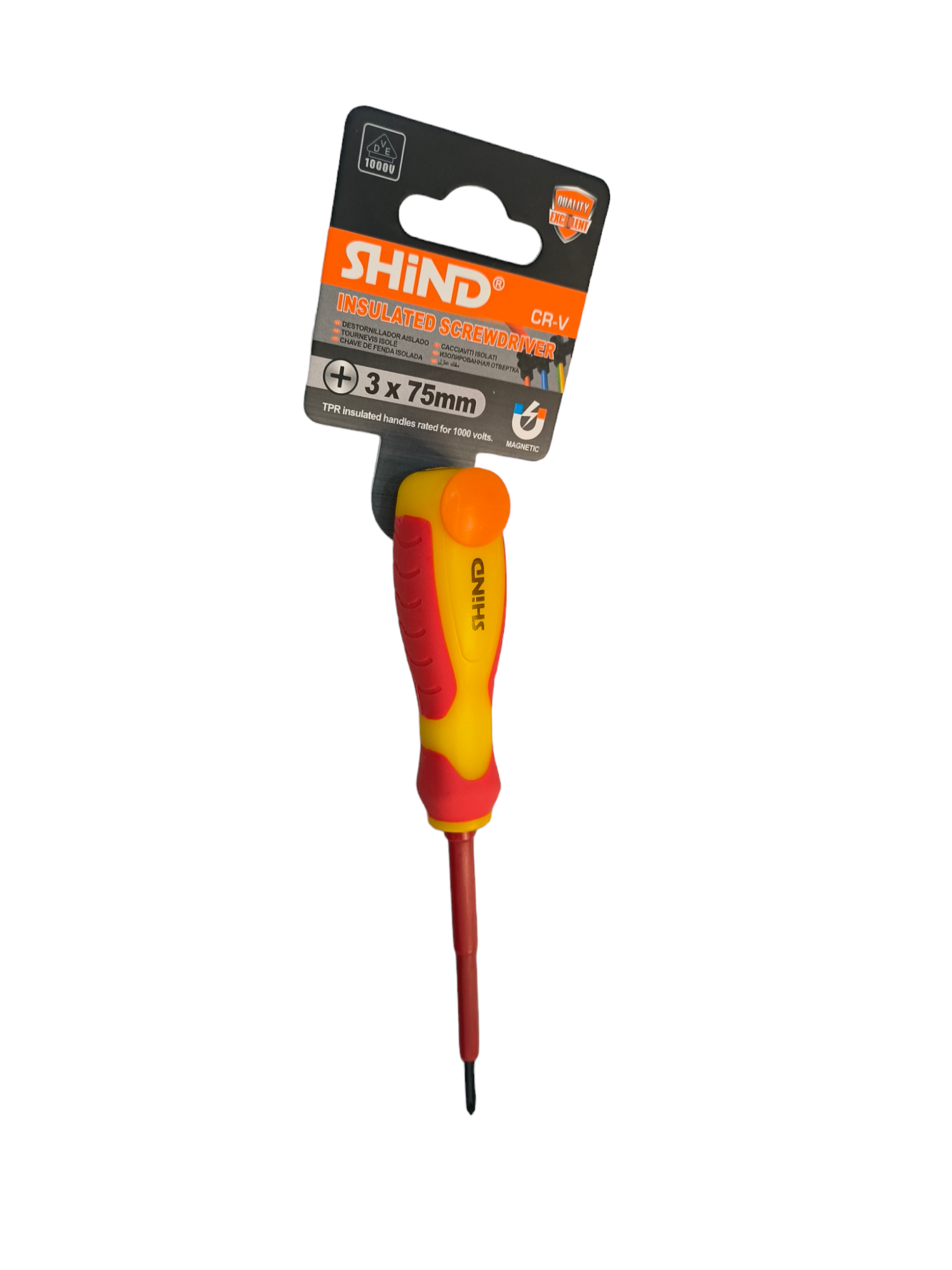 12 pcs Insulated screw drivers 3*75mm